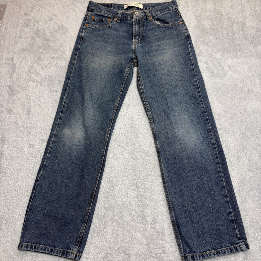 Levi's 550 Relaxed Fit Jeans Women 14 REG Blue Medium Wash Denim High Rise 27x27